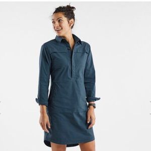 Title Nine Wren Utility Dress in Titan color